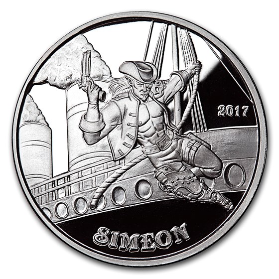 1 oz Silver Proof Round - Angels & Demons Series (Simeon) 1 oz Silver Proof Round - Angels & Demons Series (Simeon)